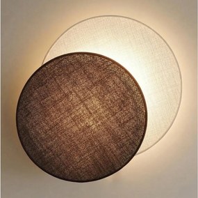 BRILAGI - Nástenné svietidlo CIRCLES 1xE27/60W/230V pr. 45 cm krémová/hnedá