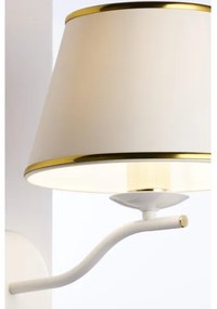 Jupiter 2086 - Nástenné svietidlo SAMBA 1xE27/15W/230V biela/zlatá