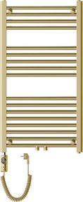 Mexen Mars, elektrické vykurovacie teleso 900 x 500 mm, 300 W, zlatá lesklá, W110-0900-500-2300-50