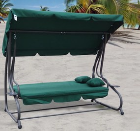 Záhradná hojdačka RAMIZ 8011 - zelená