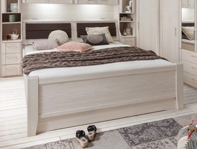 Posteľ s úložným priestorom Luxor 180x200 cm, polárny smrekovec