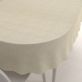 Biante Dekoračný oválny obrus PML-119 Svetlá režná 120x180 cm