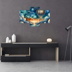 Obraz - Lietať nočnou oblohou (90x60 cm)