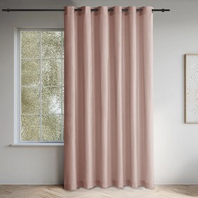 Svetloružový zamatový dimout záves 400x175 cm Velto – Filumi