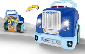 Auto s motorom N-gine modré