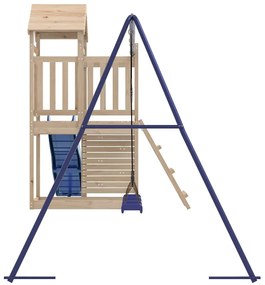 Vonkajšia súprava na hranie masívna borovica