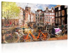 Obraz kreslený Amsterdam Varianta: 90x60
