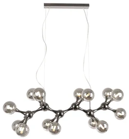 Atomic Balls visiaca lampa sivá