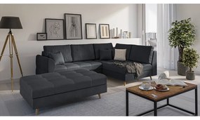 Tmavosivá podnožka Ariella – Ropez