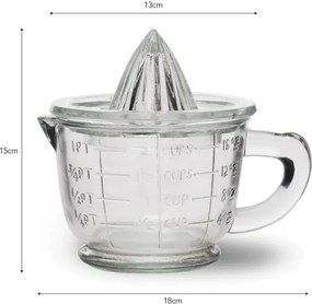 Garden Trading Ručný odšťavovač na citrusy Glass 600 ml