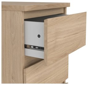 Komoda v dekore duba v prírodnej farbe 40x70x50 cm Naia – Tvilum