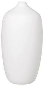 Biela keramická váza Blomus, výška 25 cm