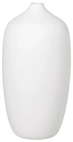 Biela keramická váza Blomus, výška 25 cm