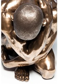 Nude Man dekorácia bronzová 54 cm
