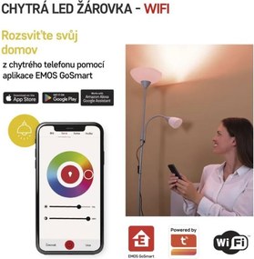Inteligentná LED žiarovka GoSmart E14 4,8W 230V Wi-Fi RGB stmievateľná