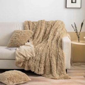 Deka YETI béžová Rozmer: 70x150 cm