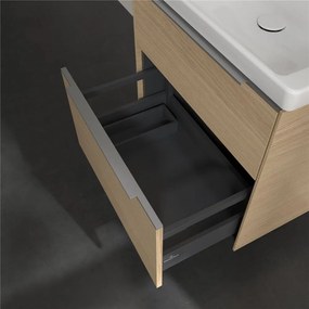 VILLEROY &amp; BOCH Subway 3.0 závesná skrinka pod umývadlo, 2 zásuvky, 622 x 478 x 429 mm, Nordic Oak, C57600VJ