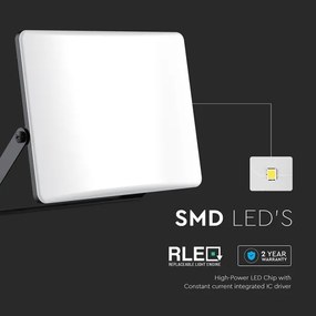 LED reflektor 100W 230V 3000/4000/6500K IP65 čierny