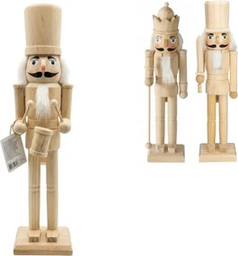 Drevený luskáčik ROYAL GUARD 38 cm, prírodné drevo