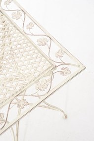 Kovový stôl GS19599 - Krémová antik