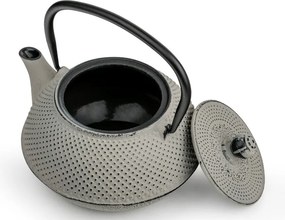 Sivá kanvica na čaj z liatiny 800 ml Jang – Bredemeijer