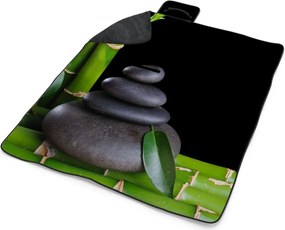 Sablio Plážová deka Bambus a kamene: 200x140 cm