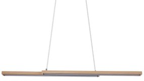 Drevený LED luster na lankách SENTO LED/19W/230V