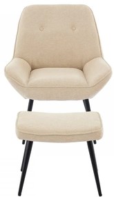 Kreslo s taburetkou Pihrepo 809B, Farby:: Sea 280