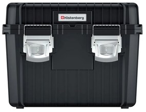 Kistenberg Kufor na náradie s kov. zámky HEAVY čierny 445x360x337