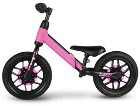 Detský balančný bicykel Qplay Spark ružový