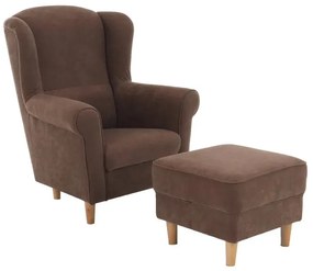 Kreslo s taburetom ASTRID Tempo Kondela