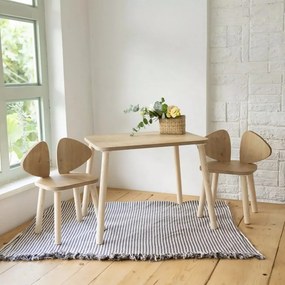 Detská súprava stolíka a stoličiek 2 ks Mickey Two Chair Set - Brown