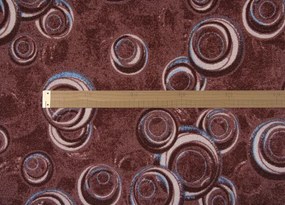Koberce Breno Metrážny koberec DROPS 84, šíře role 400 cm, červená, viacfarebná