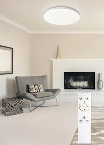 TOP LIGHT Svetlo stropné Ocean KS RC, Biela-Chróm