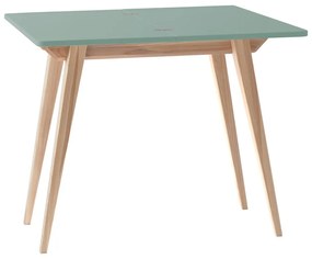 Prírodný konzolový stolík v mentolovozelenej farbe 45x90 cm Envelope - Ragaba