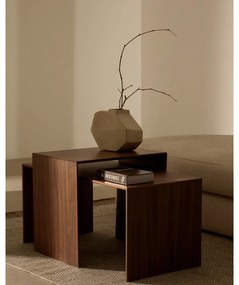 Odkladací stolík v dekore orecha 40x55 cm Litto – Kave Home