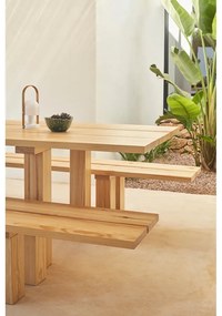 Jedálenský stôl s doskou z borovicového dreva 100x260 cm Banda – Teulat