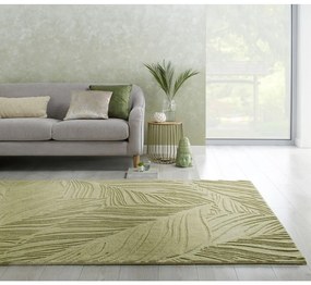 Flair Rugs, Kusový koberec Solace Lino Leaf Sage, 200x290, zelená, obývacia izba