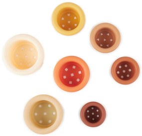 Bieco - Silikónové stohovacie tégliky - Chocolate Bliss