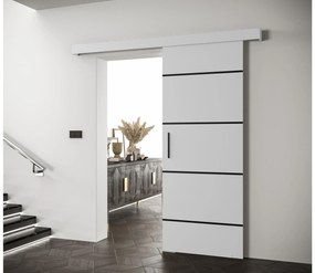 Posuvné dvere 70 cm Slavdro 4 (biela matná). Akcia -6%. Vlastná spoľahlivá doprava až k Vám domov. 1108743