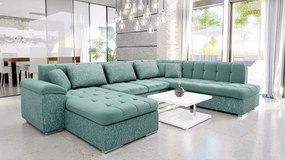 Rohová sedacia súprava Tony Bis Premium, Dostupné poťahy: Terra 06 + Terra 06 + Terra 10 ECO, Strana: Pravá - U