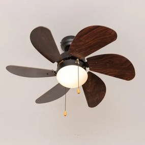 ZEVENTI - Stropný ventilátor FAMARA 1xE14/60W/230V