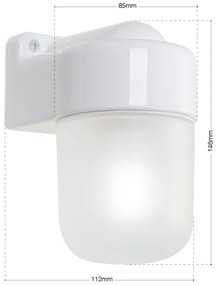 Orion - Nástenné svietidlo OSTIA 1xE27/40W/230V biela