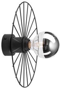 Nástenné svietidlo MONTANA 1xE27/15W/230V pr. 30 cm čierna