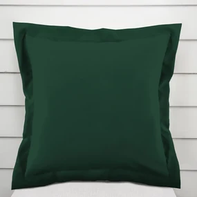 Biante Dekoračná obliečka na vankúš s lemom Rongo RG-086 Fľaškovo zelená 30 x 50 cm