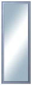 DANTIK - Zrkadlo v rámu, rozmer s rámom 50x140 cm z lišty KOSTELNÍ malá modrá (3166)