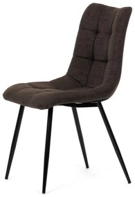 Autronic BONTEC Jedálenská stolička, hnedá, látka, DCL-L1094 BR2 Farba: Šedá