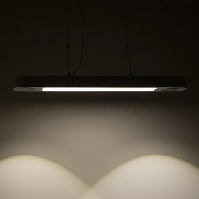 Závesné svietidlo Luce, 1x biele kovové tienidlo, w