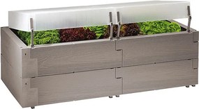 Juwel Vysoký záhon Timber, plast, 130 × 60 × 52 cm