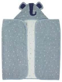 Detská osuška s kapucňou Mrs. Elephant - 70 x 130 cm